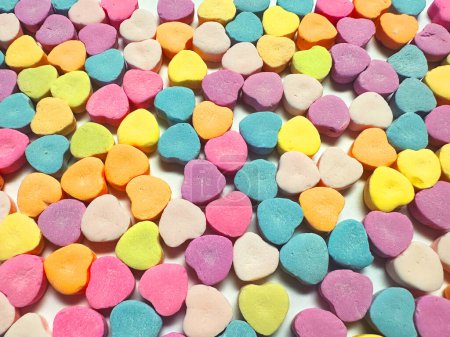Foto de A sweet valentines day candy love display romance giving relationship candies - Imagen libre de derechos