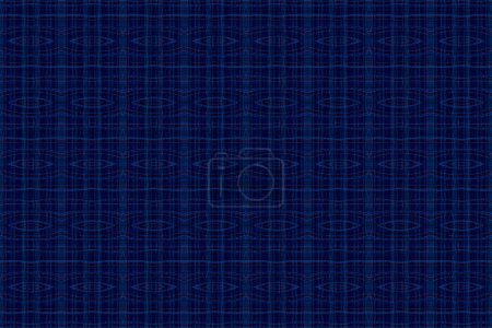 Photo for A royal blue tribal culture fabric weave woven holiday cultural cloth pattern - Royalty Free Image