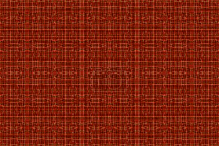 Photo for A red tribal culture blue fabric weave woven gold holiday cultural cloth pattern - Royalty Free Image