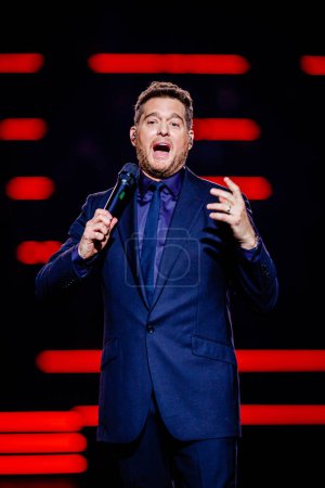 Photo for 22 March 2023. Ziggo Dome Amsterdam, The Netherlands. Concert of Michael Buble - Royalty Free Image
