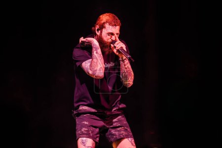 Photo for Post Malone performance at Ziggo Dome, Amsterdam, Netherlands, 2022 - Royalty Free Image
