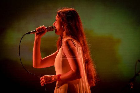 Photo for 29 June 2023. Rock Werchter Festival Werchter, Belgium. Concert of Weyes Blood - Royalty Free Image