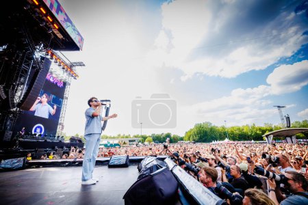 Téléchargez les photos : 16 juin 2023. Festival Pinkpop, Landgraaf, Pays-Bas. Concert de Niall Horan - en image libre de droit