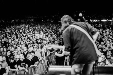 Téléchargez les photos : 29 juin - 2 juillet 2023. Rock Werchter Festival, Belgique. Concert des frères Teskey - en image libre de droit
