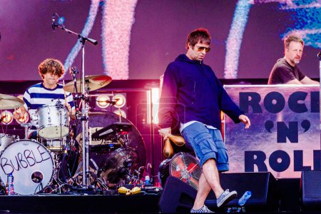 Téléchargez les photos : 30 juin 2023. Rock Werchter Festival. Werchter, Belgique. Concert de Liam Gallagher - en image libre de droit