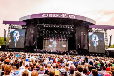 Téléchargez les photos : 30 juin 2023. Rock Werchter Festival. Werchter, Belgique. Concert de Liam Gallagher - en image libre de droit