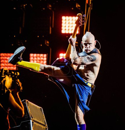 Photo for 30 June 2023. Main Stage of Rock Werchter Festival. Werchter, Belgium. Concert of Red Hot Chili Peppers - Royalty Free Image
