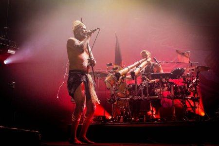 Téléchargez les photos : 29 juin 2023. Rock Werchter Festival Werchter, Belgique. Concert de Xavier Rudd - en image libre de droit