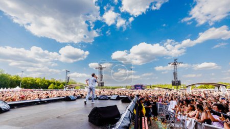 Foto de 16 de junio 2023. Festival Pinkpop, Landgraaf, Países Bajos. Concierto de Niall Horan - Imagen libre de derechos