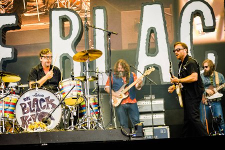 Photo for 30 June 2023. Rock Werchter Festival Werchter, Belgium. Fans at Concert of The Black Keys - Royalty Free Image