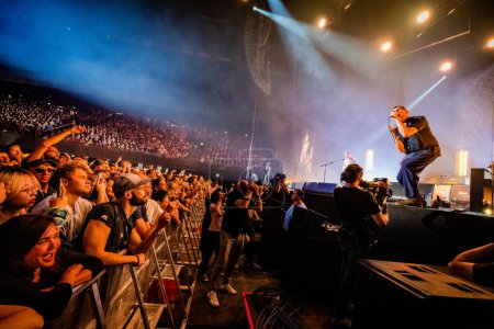 Téléchargez les photos : 27 juin 2023. Ziggo Dome Amsterdam, Pays-Bas. Concert de Blur - en image libre de droit