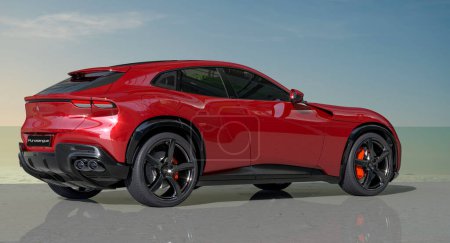 Photo for Ferrari Purosangue: V12, 725 hp - here's the world's most powerful SUV - Royalty Free Image