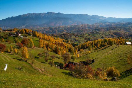 Téléchargez les photos : Le beau paysage d'automne de la Transylvanie roumaine - en image libre de droit