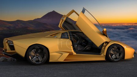 Téléchargez les photos : In 2008, the Lamborghini Reventon was officially unveiled - en image libre de droit