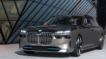 Foto de All-electric version of the i7 appears for the first time in BMW's flagship range - Imagen libre de derechos