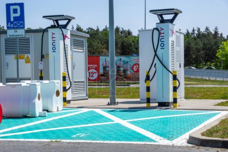 Photo for Fast charging station equipped with Ionity chargers - Royalty Free Image
