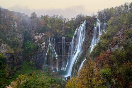 Photo for Great Waterfall, Plitvice Lakes National Park, Croatia - Royalty Free Image