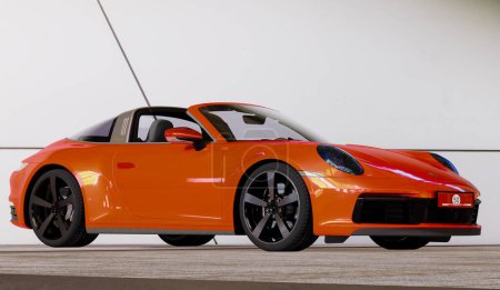 Téléchargez les photos : Porsche 911 Targa 4S Heritage Design Edition - dans l'esprit des classiques - en image libre de droit