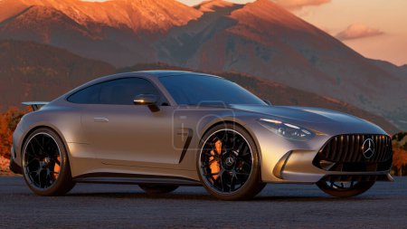 Photo for Mercedes-Benz AMG GT Coupe 2024 - Royalty Free Image