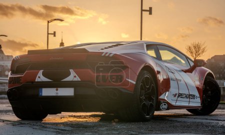 Foto de Lamborghini Huracan en especificación de pista - Imagen libre de derechos