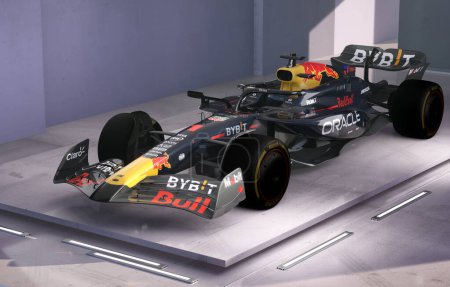 Téléchargez les photos : RedBull RB-20 : la voiture RB20 que les pilotes RedBull piloteront en Formule 1 2024. - en image libre de droit