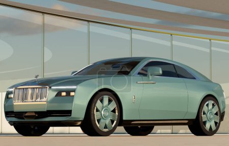Photo for Rolls-Royce Spectre.The first electric car from RollS Royce. - Royalty Free Image