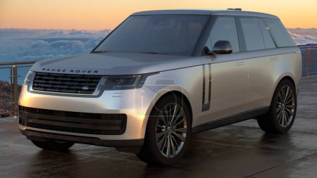 Photo for Range Rover . Luxury SUV with high performance - Royalty Free Image