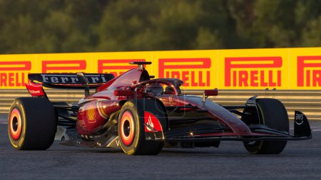 Téléchargez les photos : Ferrari SF-24 F1 2024 Formule 1 - en image libre de droit