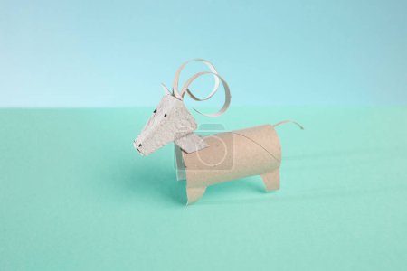 Transform toilet paper rolls into charming ram or horned cattle crafts with this simple DIY activity. Perfect for kids, kindergartners, and Year of the Goat celebrations