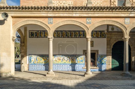 Foto de Detalle arquitectónico de la basílica Nuestra Señora del Prado en Talavera de la Reina, provincia de Toledo, Castilla La Mancha, centro de España - Imagen libre de derechos