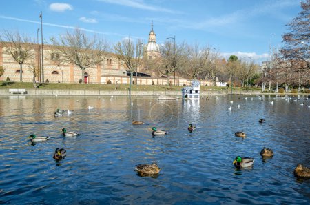 Foto de Parque en la localidad de Talavera de la Reina, provincia de Toledo, Castilla La Mancha, centro de España - Imagen libre de derechos