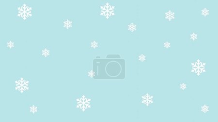 Weiße und blaue Schneeflocken background.Snowflakes nahtlosen background.Christmas and New Year Textur. Weiße und blaue Schneeflocken Hintergrund mit Kopierraum für Winter-oder Urlaubshintergründe. 3D-Renderer.