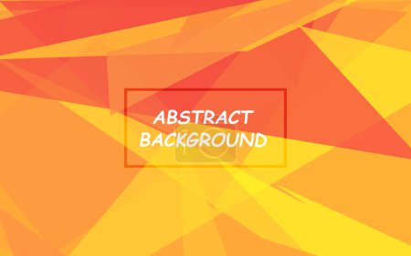 Illustration for Abstract background of geometric shapes. Bright triangular shapes of various colors and transparency. Platform for advertising. - Royalty Free Image