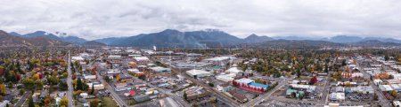 Photo for City of Grants Pass, Oregon, aerial panorama. - Royalty Free Image