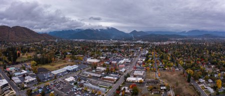 Photo for Panorama of Grants Pass, Oregon, USA. Aerial photo. - Royalty Free Image