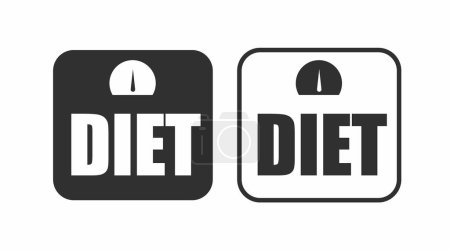 Diet Icon or Sign. Premium quality simple element in different styles from fitness icon collection.