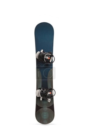 Foto de Estudio de una tabla de snowboard aislada sobre fondo blanco - Imagen libre de derechos