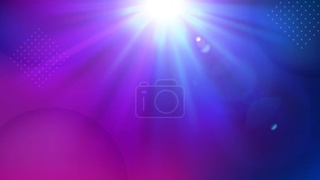 Ilustración de Luz violeta brillante fondo, luz iluminada elegante. Ilustración de vectores de pantalla ancha - Imagen libre de derechos
