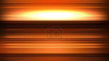 Illustration for Orange Speed Light Motion, Vector Illustration - Royalty Free Image