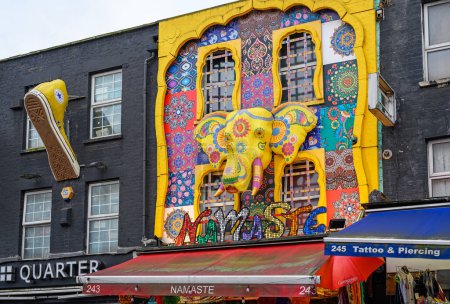 Photo for Camden Town, London, UK: Colorful shop on Camden High Street. - Royalty Free Image