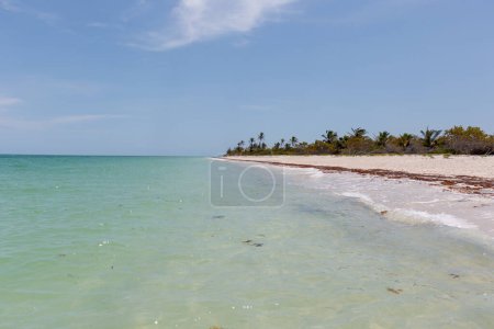 Foto de Paradise Remote playa cabo catoche con agua turquesa en holbox mexico. - Imagen libre de derechos