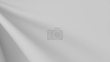 Téléchargez les photos : Smooth elegant white silk background. 3d rendering - en image libre de droit