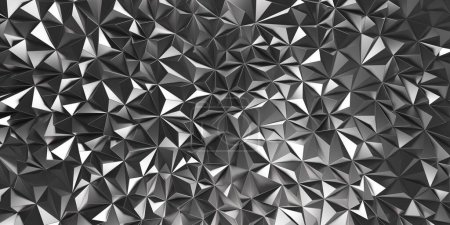 Foto de Fondo geométrico de poligón triangular Lowpoly. renderizado 3d - Imagen libre de derechos