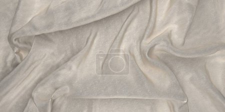 Téléchargez les photos : Texture soie blanche. Tissu drapé. fond de luxe. Rendu 3d - en image libre de droit