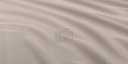 Foto de Textura de seda blanca. Tejido cubierto. fondo de lujo. renderizado 3d - Imagen libre de derechos
