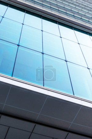 Photo for Modern architecture details background with metal and glass. Shopping mall, office building or greenhouse - Royalty Free Image