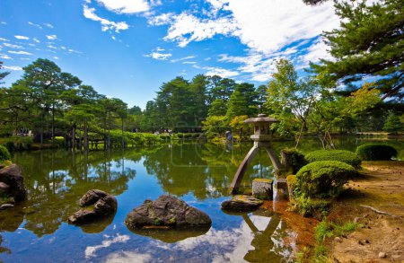 Photo for Historical garden in kanazawa in japan - Royalty Free Image