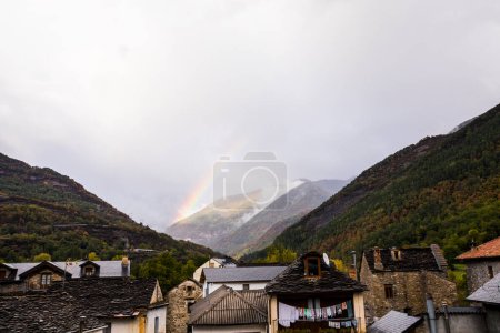 Photo for Autumn in Torla, Ordesa and Monte Perdido National Park, Spain - Royalty Free Image