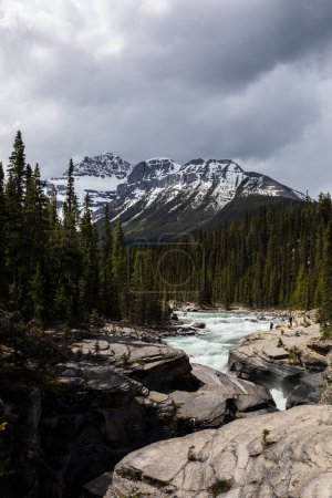 Photo for Summer landscape in Mistaya Canyon, Banff National Park in Canada - Royalty Free Image
