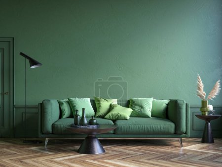 Foto de Diseño interior de apartamento moderno. Maqueta interior, 3d render - Imagen libre de derechos